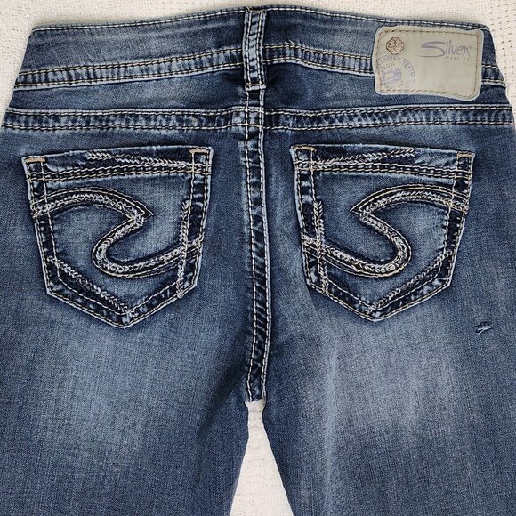 Skinny *Tuesday* Blue Jeans with vintage Fade - Picture 6 of 6